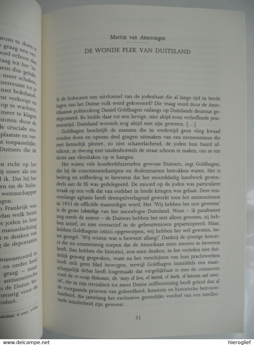 de impact van WIENS SCHULD op het HOLOCAUST DEBAT ? 2e Wereldoorlog  Jodenvervolging en genocide door de nazi's Hitler