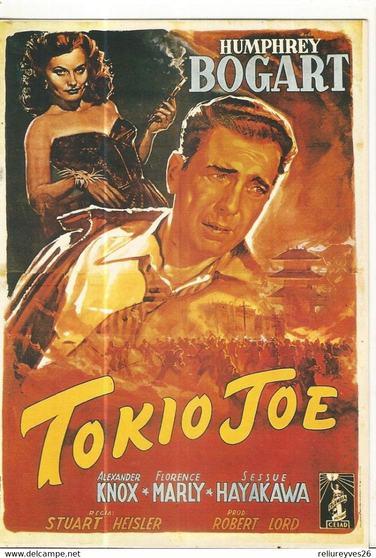 CPM, Th. Cinéma ,N°E.46, Tokyo Joe , Humphrey Bogart - Stuart Heisler, ,Ed. F. Nugeron . - Posters Op Kaarten