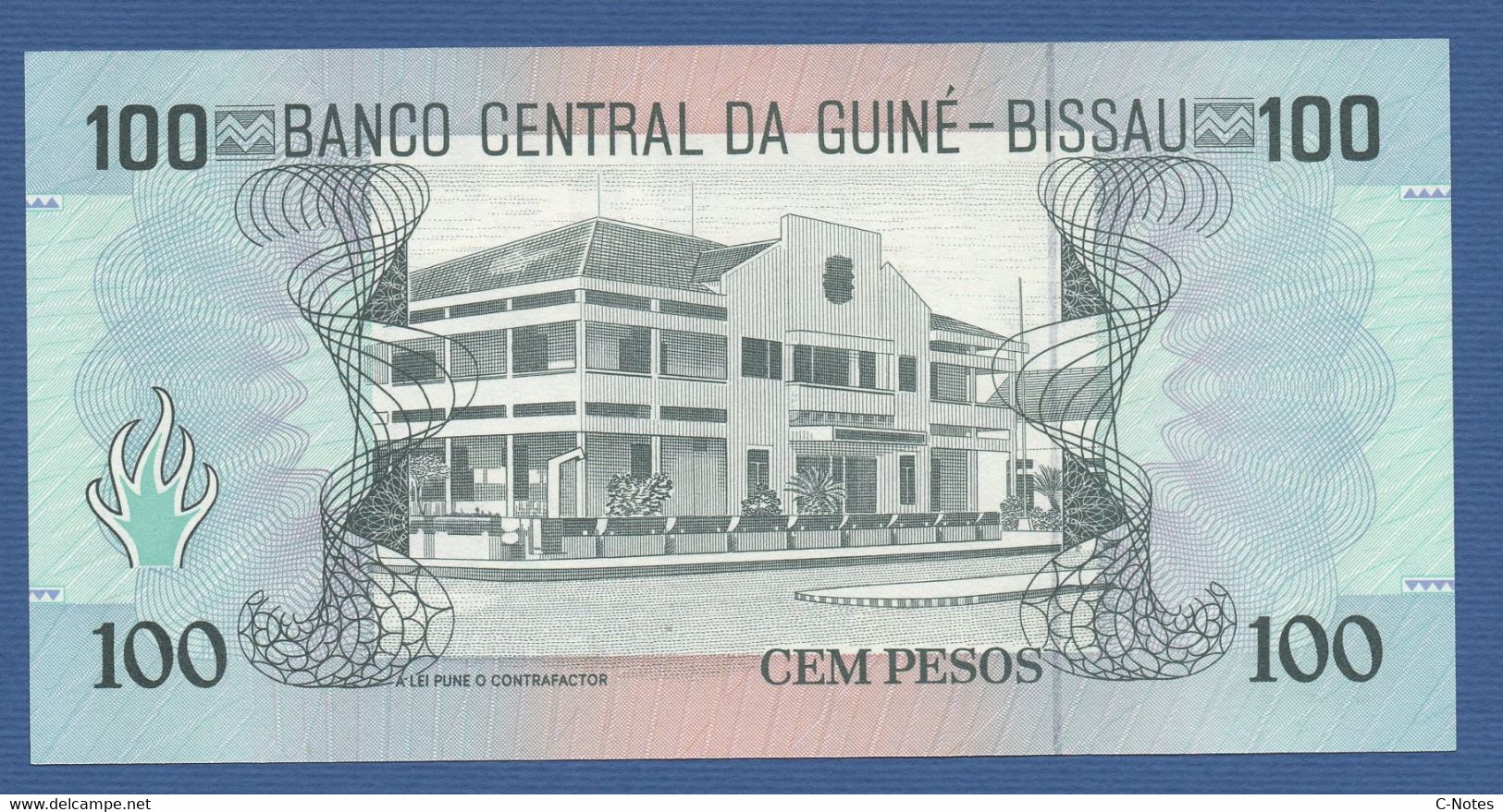 GUINEA-BISSAU - P.11 – 100 Pesos 01.03.1990 UNC Serie BA209992 - Guinea–Bissau