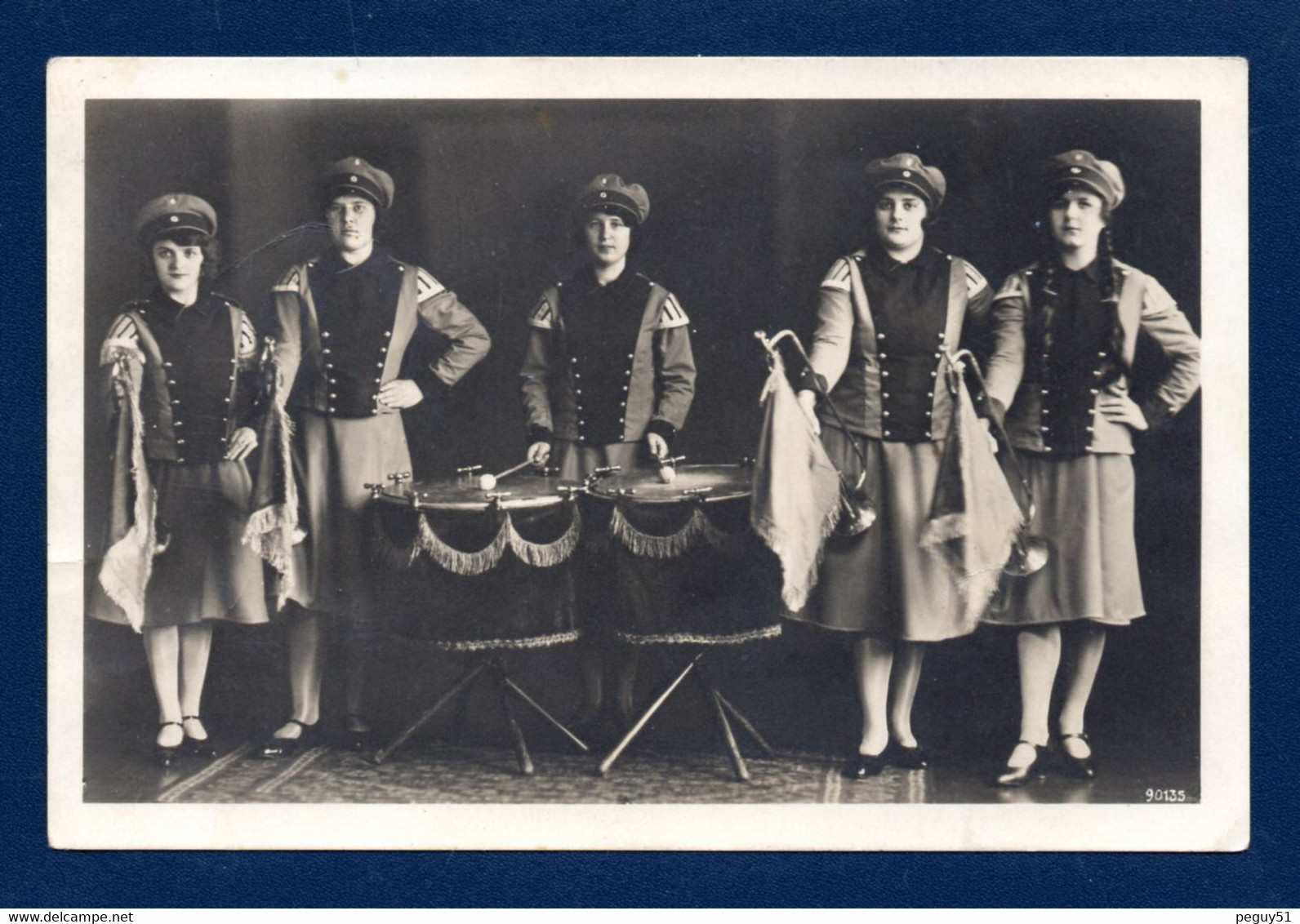 Magdebourg. Fanfare Féminine. ( Gebrüder Garloff, Magdeburg) - Maagdenburg