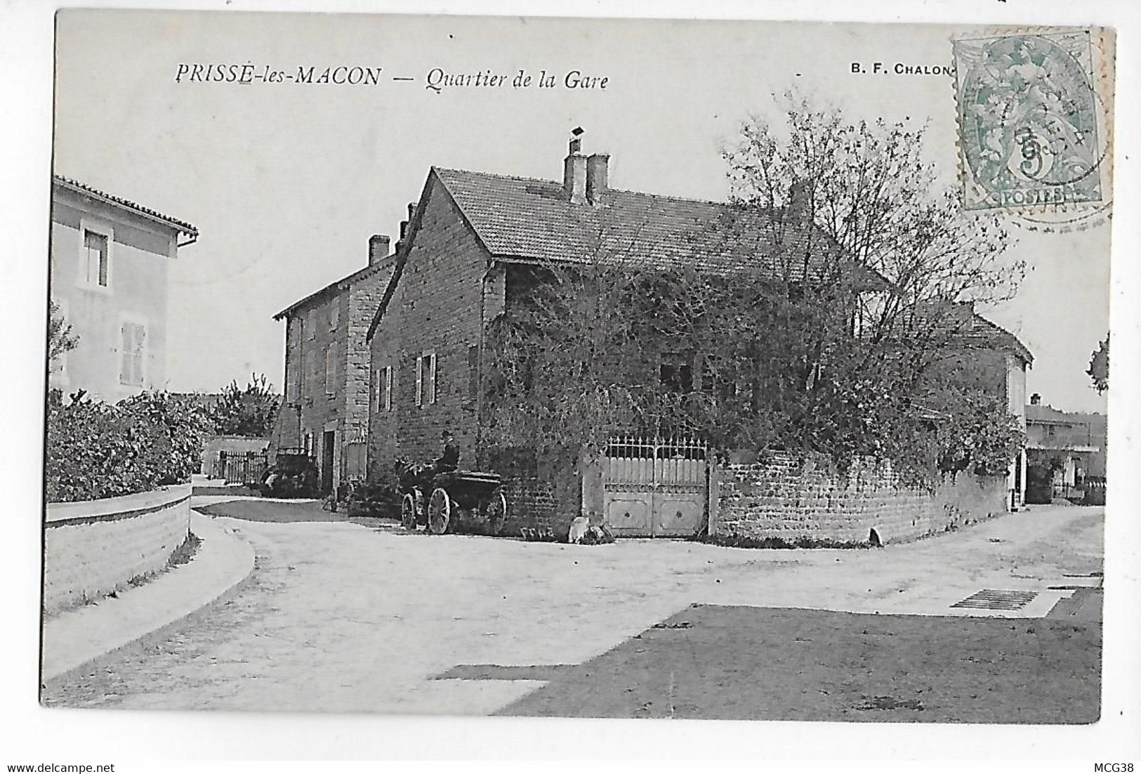 71  -  CPA  De  PRISSE  Les  MACON  -  Quartier  De  La  Gare  (  Animée  ) - Sonstige & Ohne Zuordnung