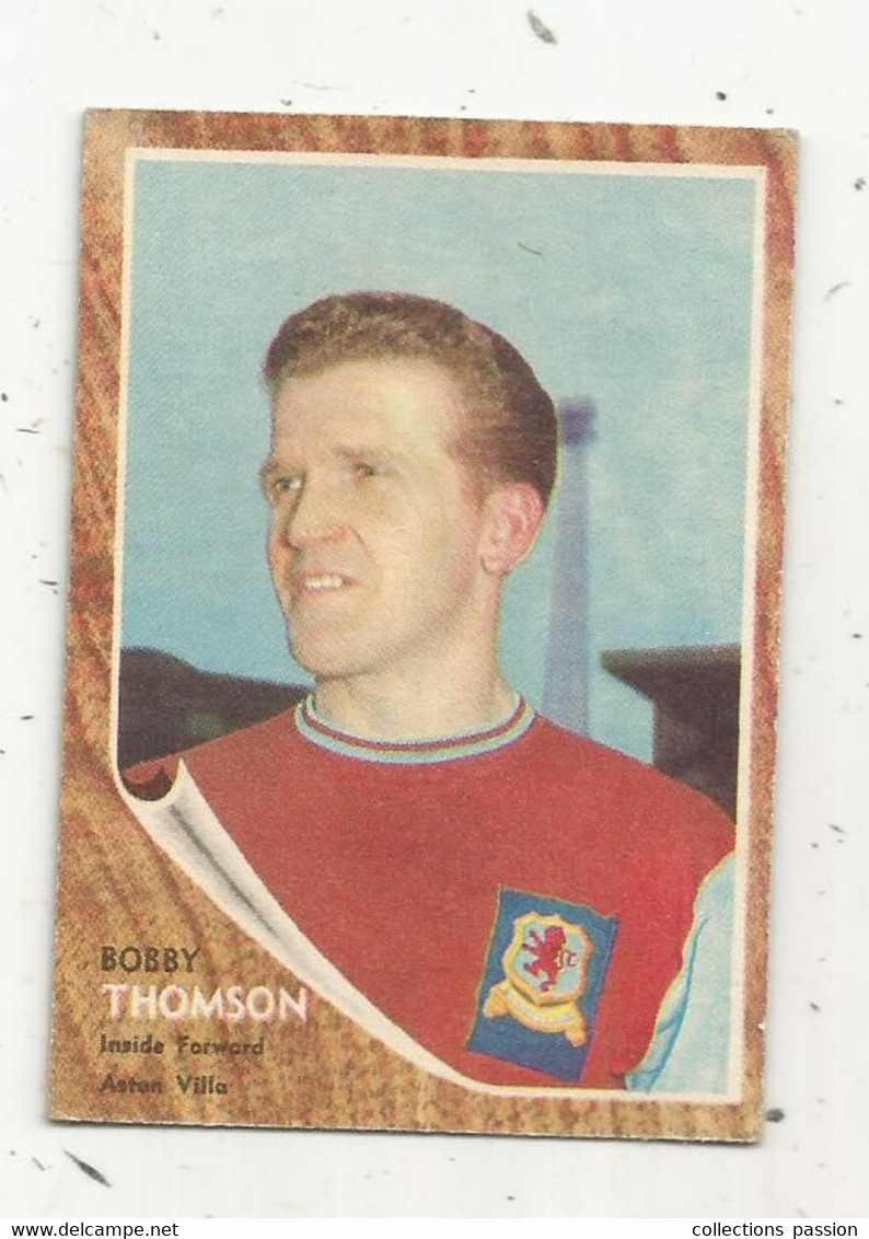 Trading Card , A&BC , England, Chewing Gum, Serie: Make A Photo , Année 60 , N° 61, BOBBY THOMSON,  Aston Villa - Trading Cards