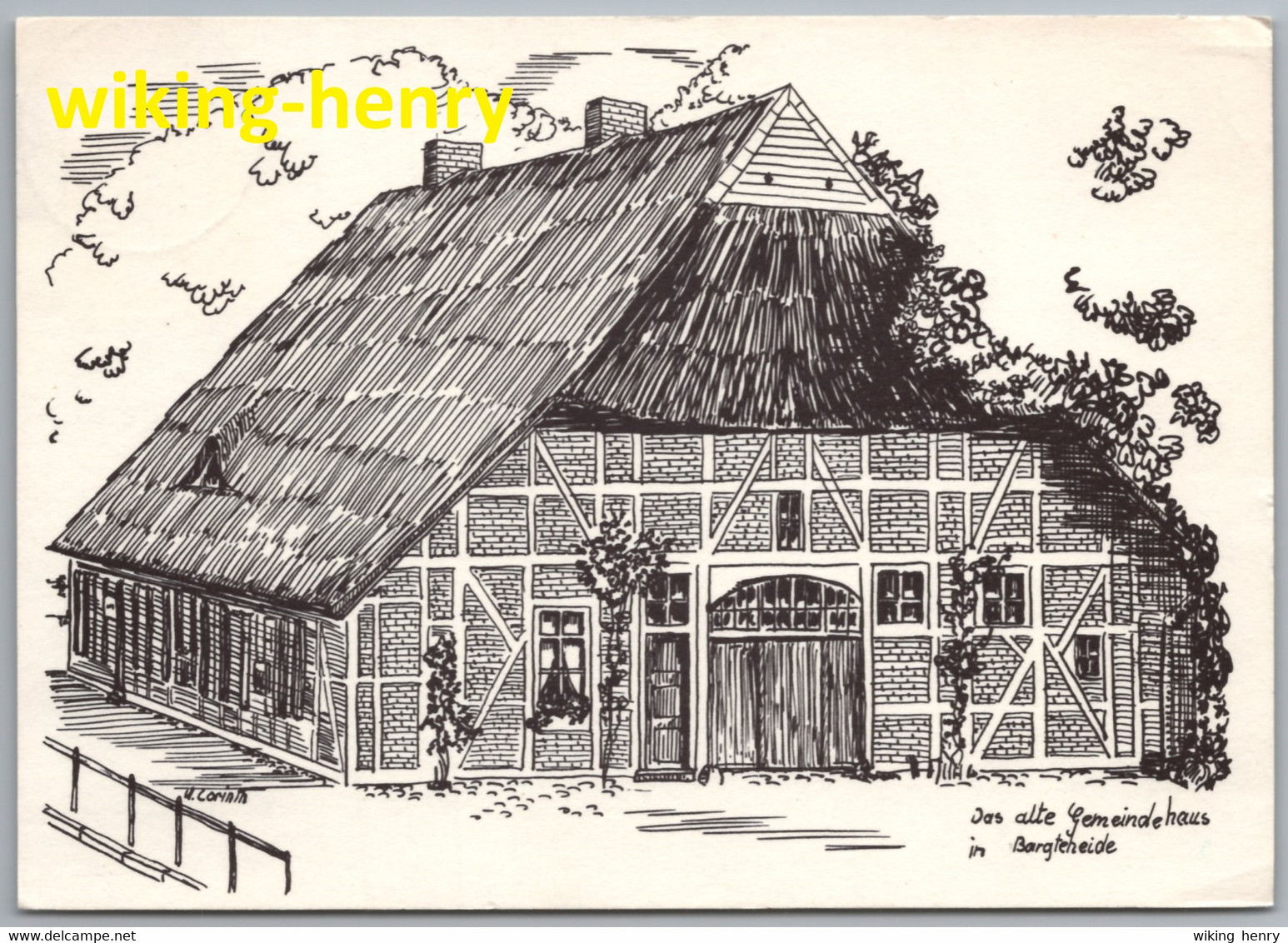 Bargteheide - S/w Das Alte Gemeindehaus In Bargteheide - Bargteheide