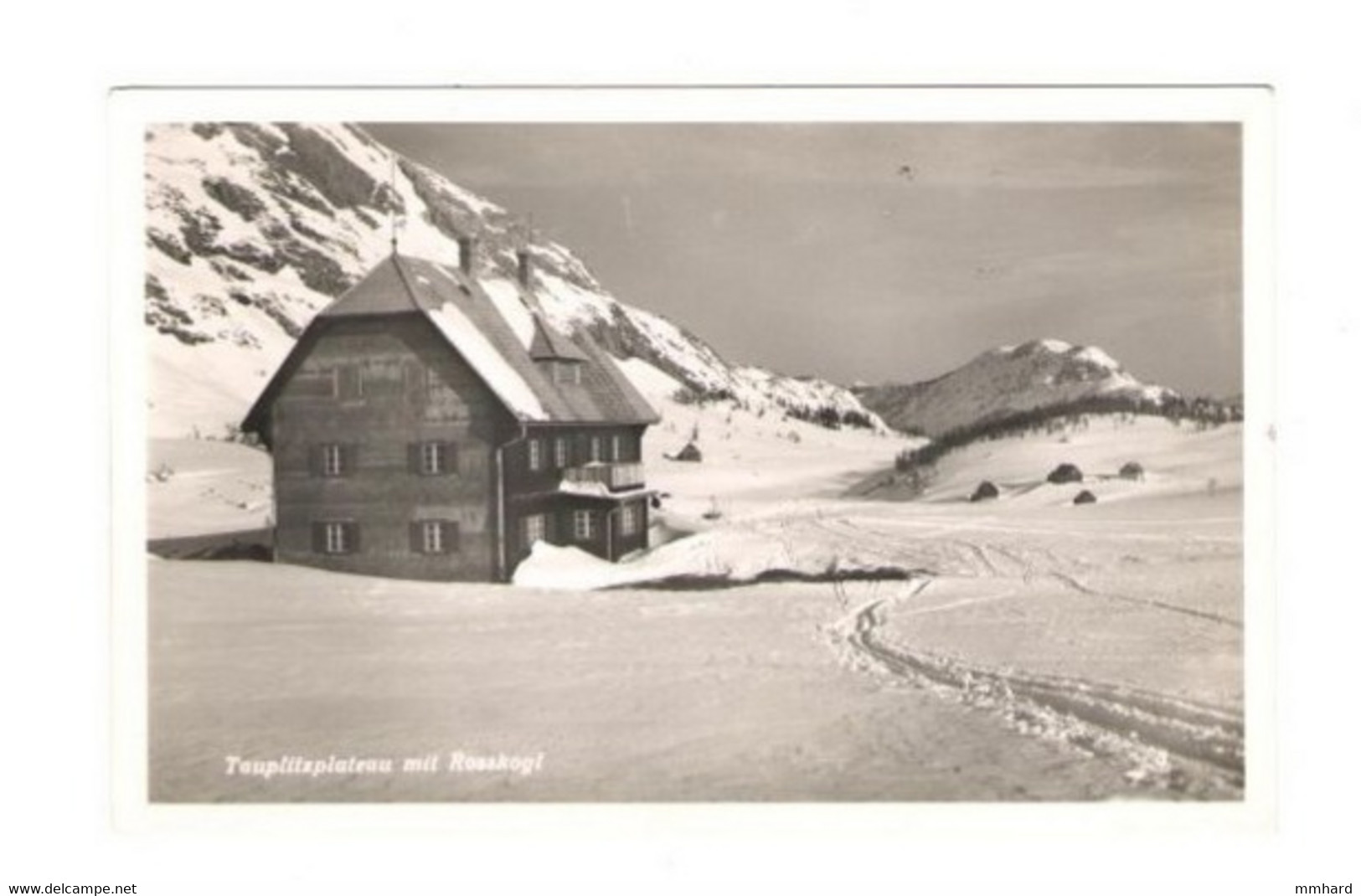 Tauplitzplateau Mit Rosskogl Gelaufen 1951 Steiermark - Tauplitz