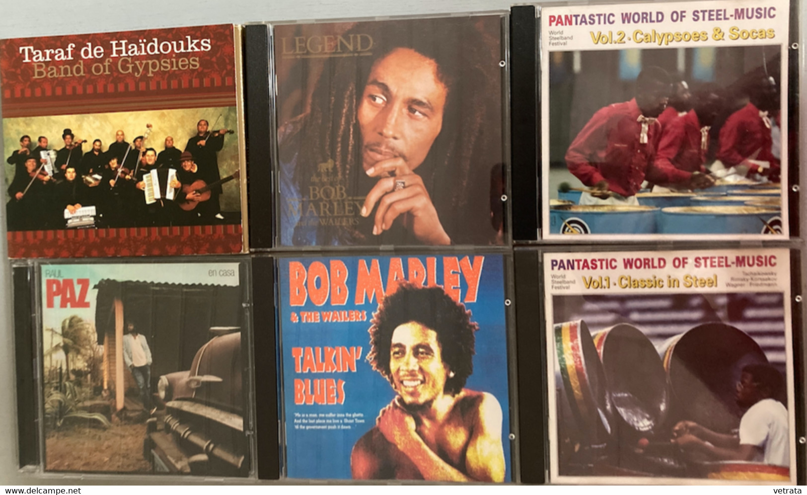 Musiques Du Monde : 11 CD : Bob Marley-Taraf De Haïdouks-Paul Paz-Morton Gould-Paolo Conte-Pantastic World Of Steel Musi - Musiques Du Monde