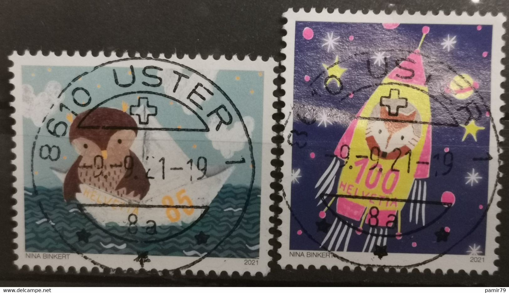 2021 Tierboten TOP Vollstempel 8610 Uster Datum 9.9.2021 - Usados