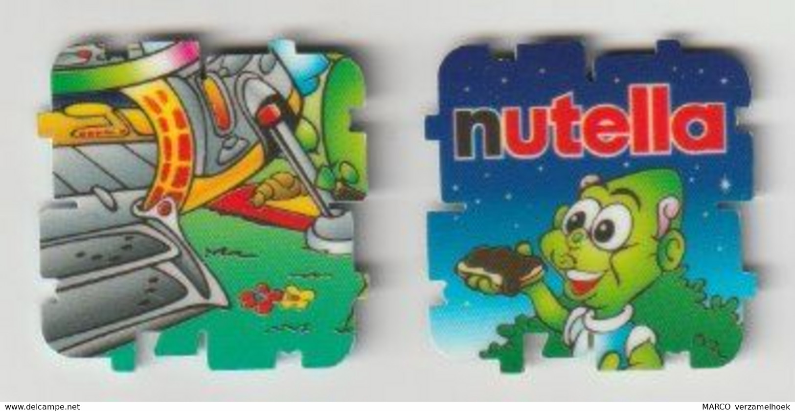 Cap-pog-flippo 2x Nutella Puzzelstuk (NL) - Nutella