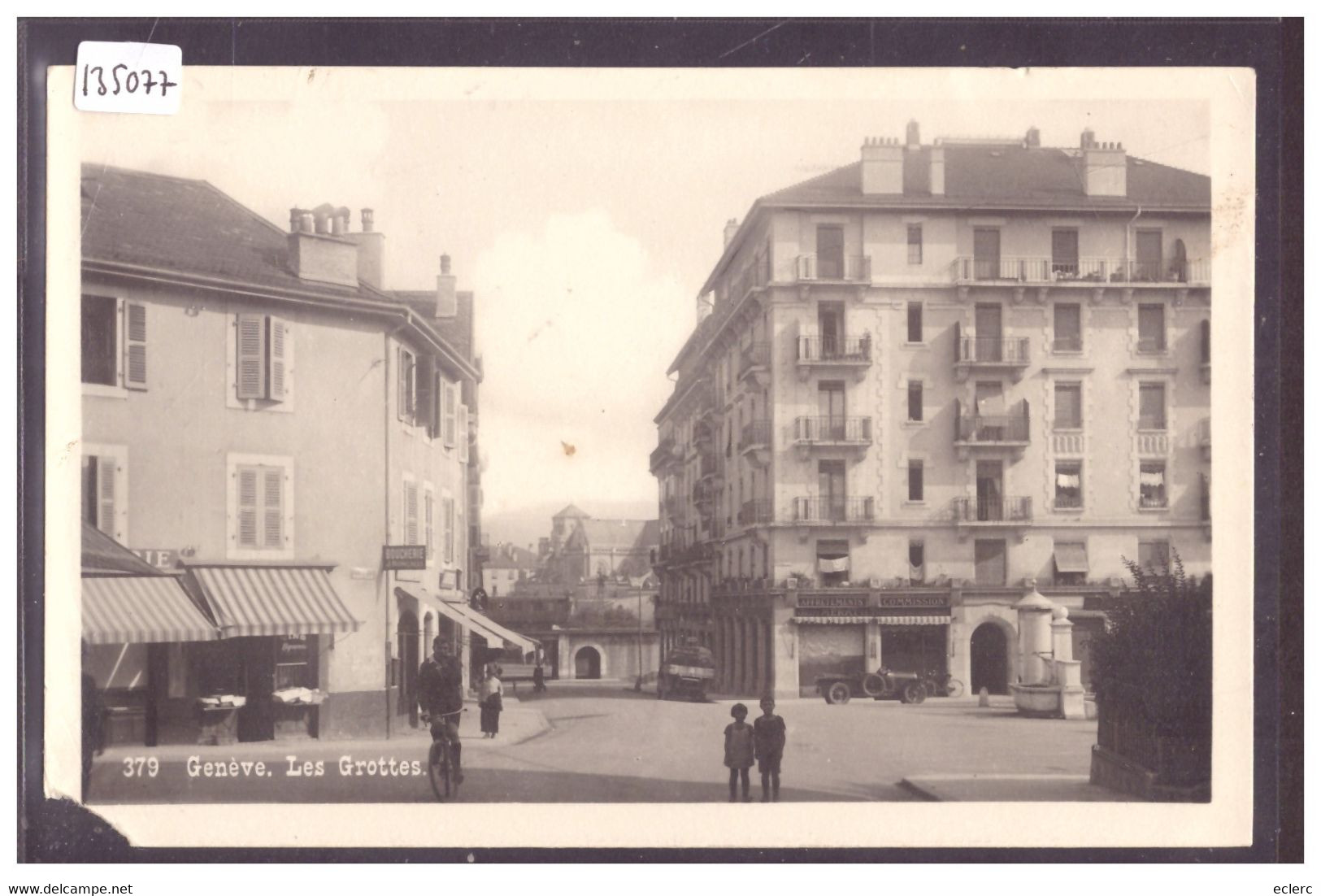 GENEVE - LES GROTTES - B ( COIN BAS GAUCHE DEFECT ) - Genève