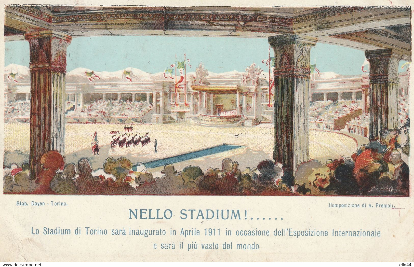 Piemonte - Torino - Esposizione Internazionale Di Torino 1911 - NELLO STADIUM ! ... - - Exhibitions