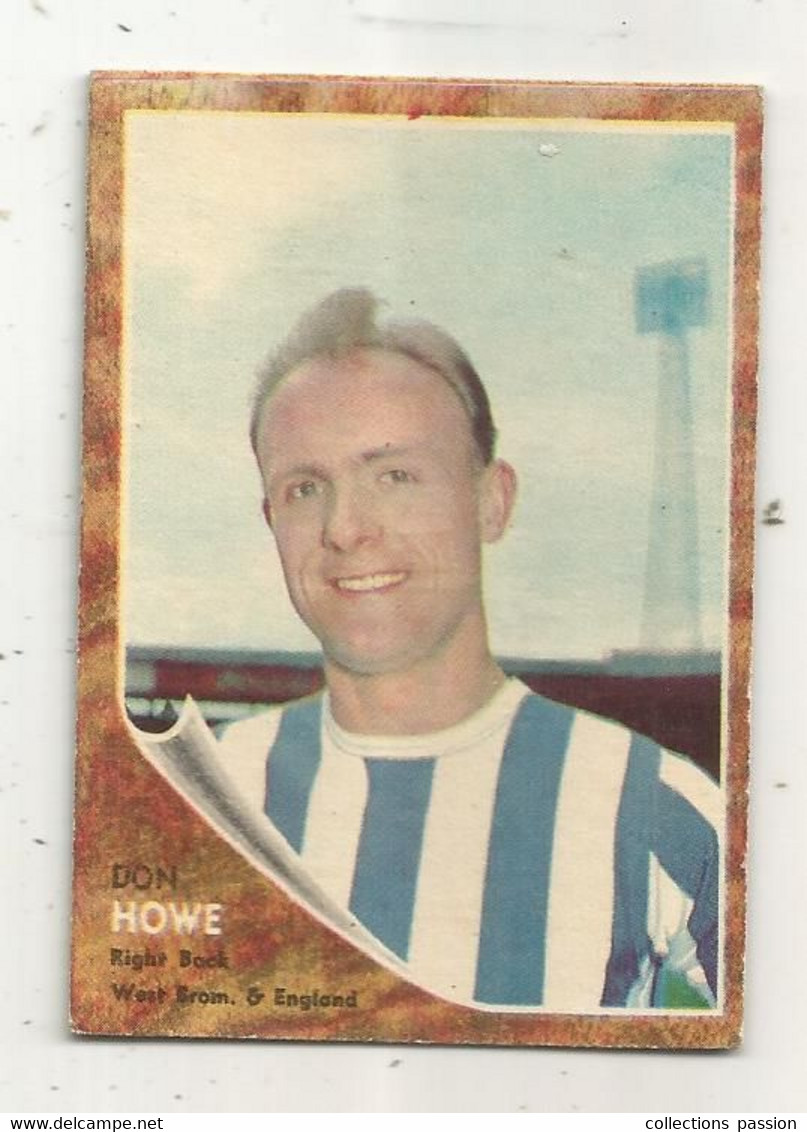 Trading Card , A&BC , England, Chewing Gum, Serie: Make A Photo , Année 60 , N° 95, DON HOWE, West Bromwich Albion - Trading Cards