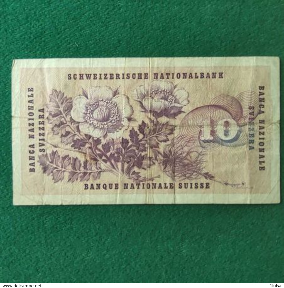 Svizzera 10 Francs 1961 - Suisse