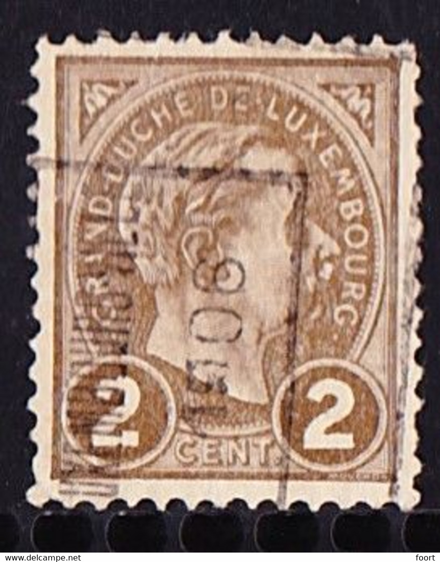 Luxembourg 1906 Prifix Nr. 28A De 9 Is Misvormd - Voorafgestempeld