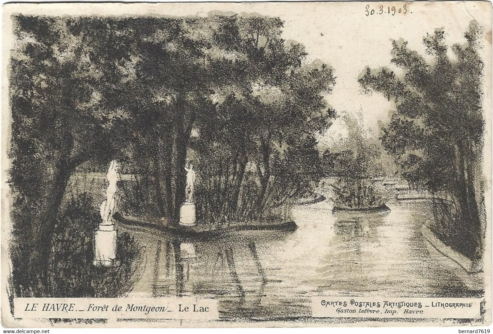 76   Le  Havre  -   Foret De Montgeon -  Le Lac - Forêt De Montgeon