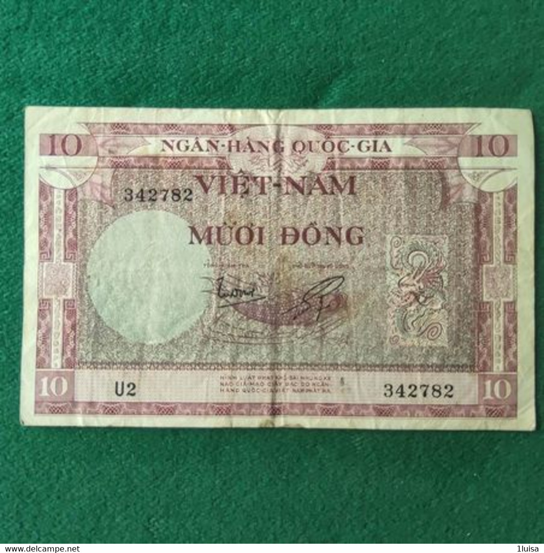 Vietnam 10 Dong 1955 - Viêt-Nam
