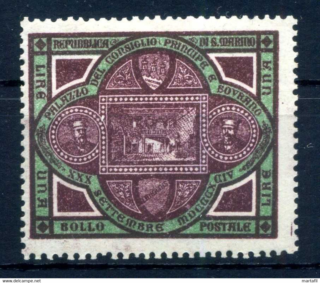 1894 SAN MARINO N.25 * - Nuovi