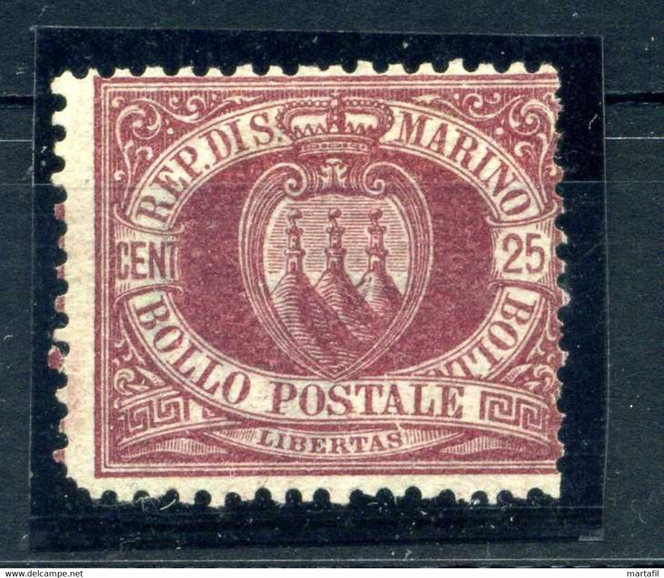 1877 SAN MARINO N.5 (*) - Nuovi