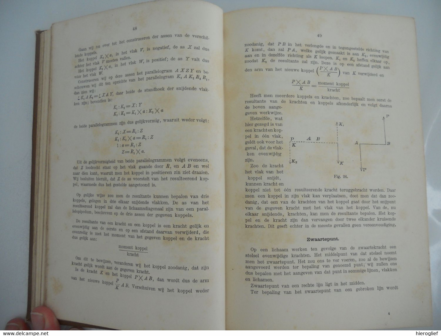 PRACTISCH REKENBOEK EN HANDELEIDING VOOR HET ONDERSWIJS IN DE STOOMWERKTUIGKUNDE Door J.C. Graue - Scolaire