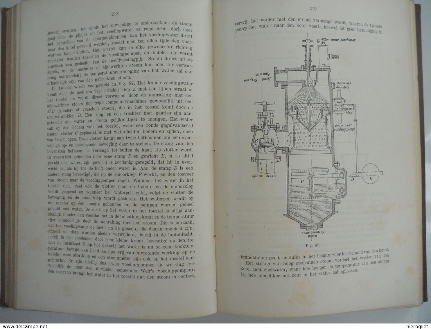 PRACTISCH REKENBOEK EN HANDELEIDING VOOR HET ONDERSWIJS IN DE STOOMWERKTUIGKUNDE door J.C. Graue