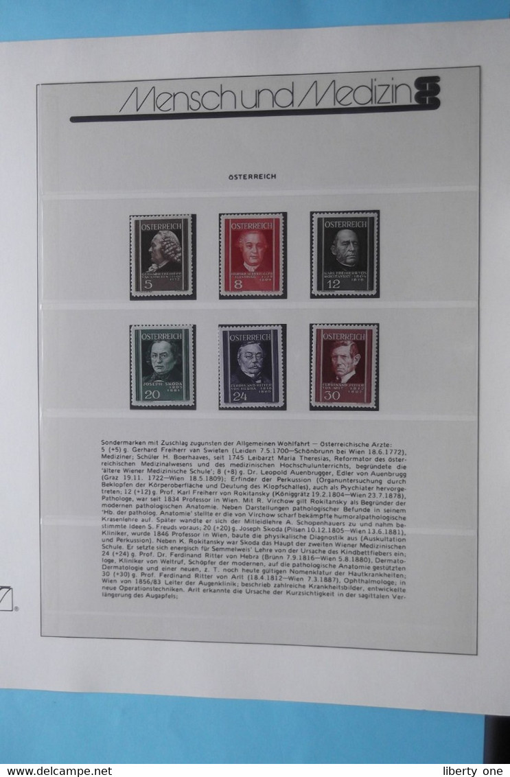 " MENSCH und MEDIZIN " Sieger-Verlag, Lorch/Württemberg ( UNIQUE document > See ALL SCANS of Blocs & Stamps ) !