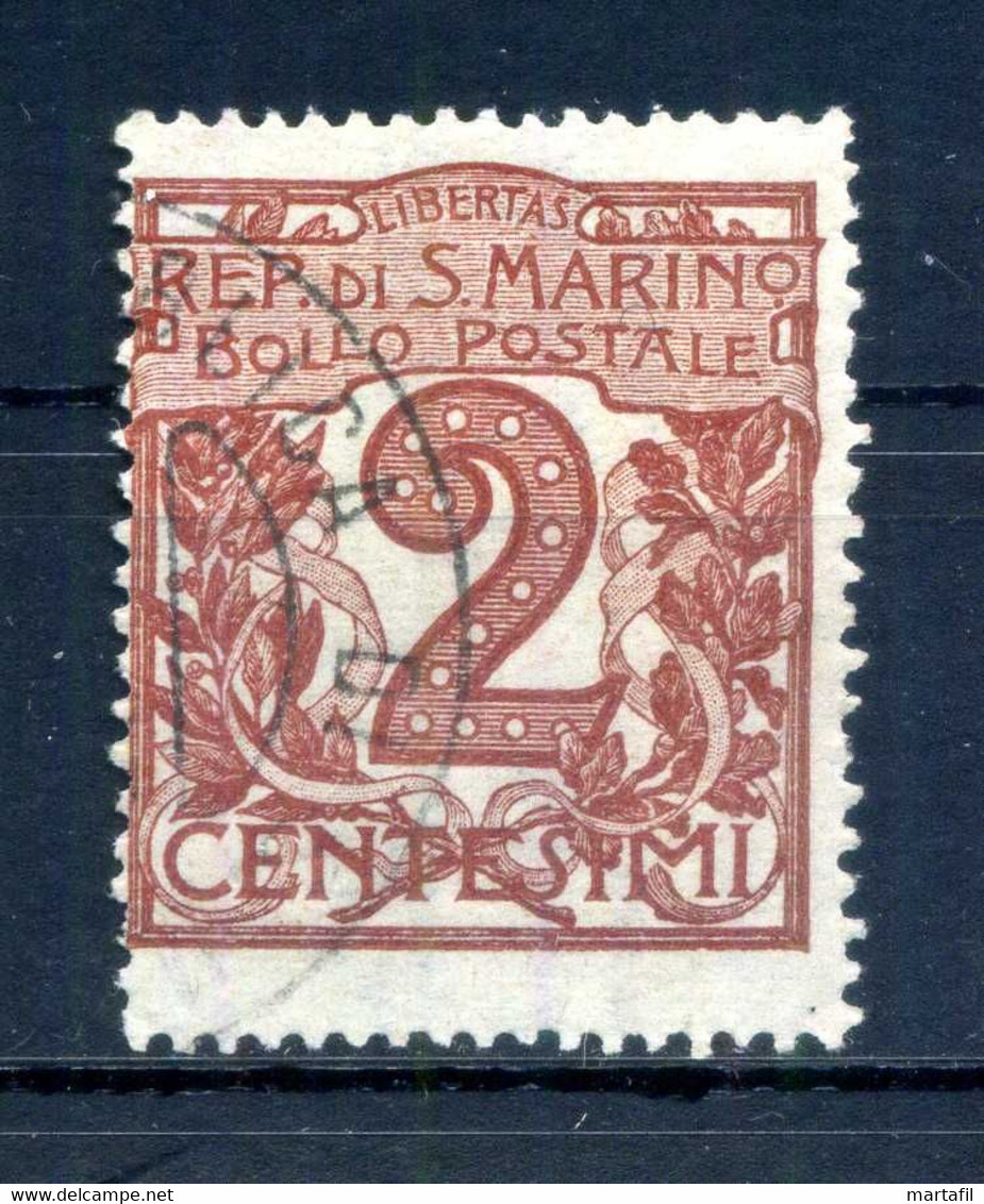 1921-23 SAN MARINO N.69 USATO - Gebraucht