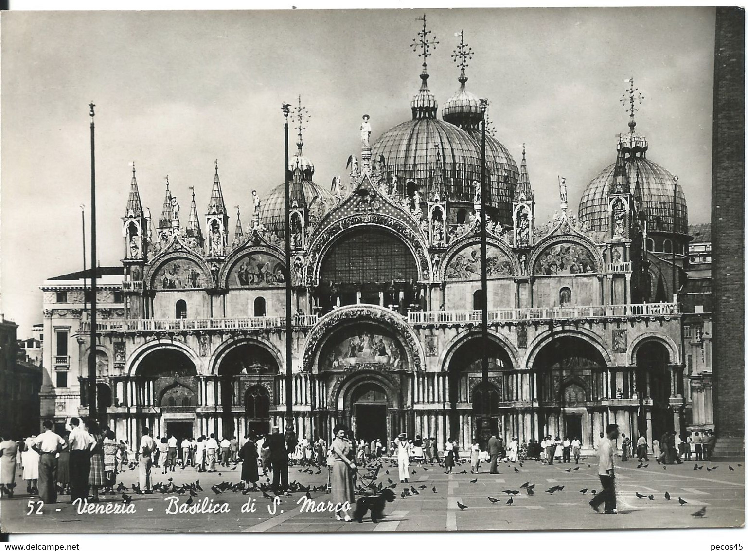 VENEZIA / VENISE (Italie / Vénétie) : Basilica San Marco - Années 50 (?) - Venezia