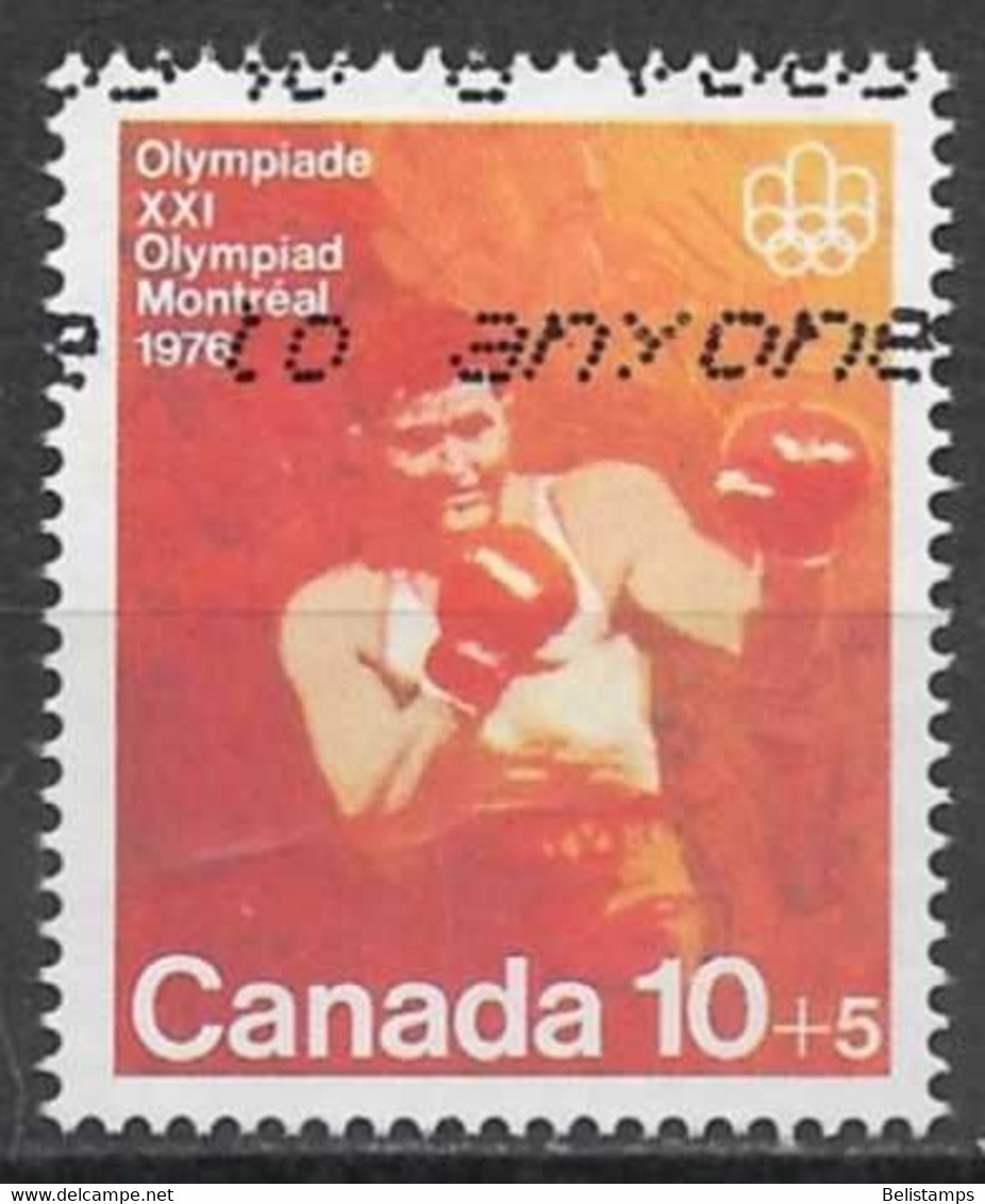 Canada 1975. Scott #B8 (U) Montreal Olympic Games, Boxing - Used Stamps