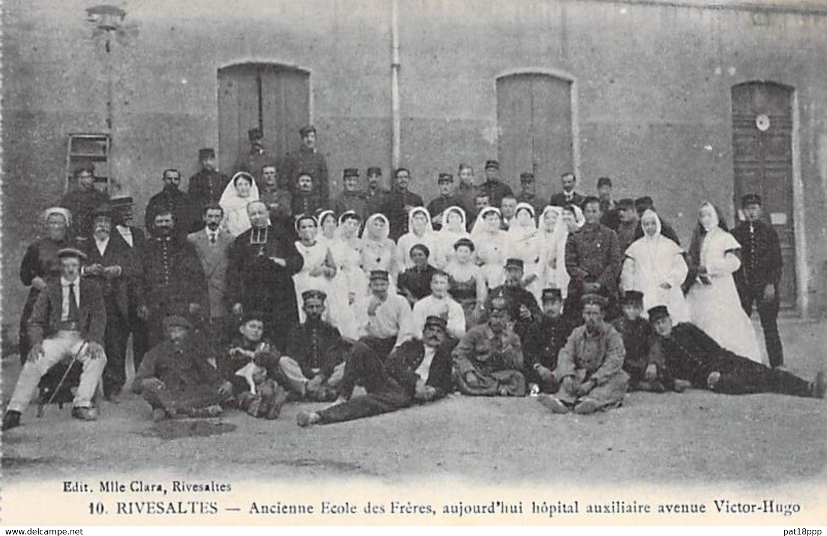 66 - RIVESALTES Ancienne Ecole Des Frères, Aujourd'hui Hopital Auxiliare Avenue Victor Hugo - CPA - Pyrenées Orientales - Rivesaltes