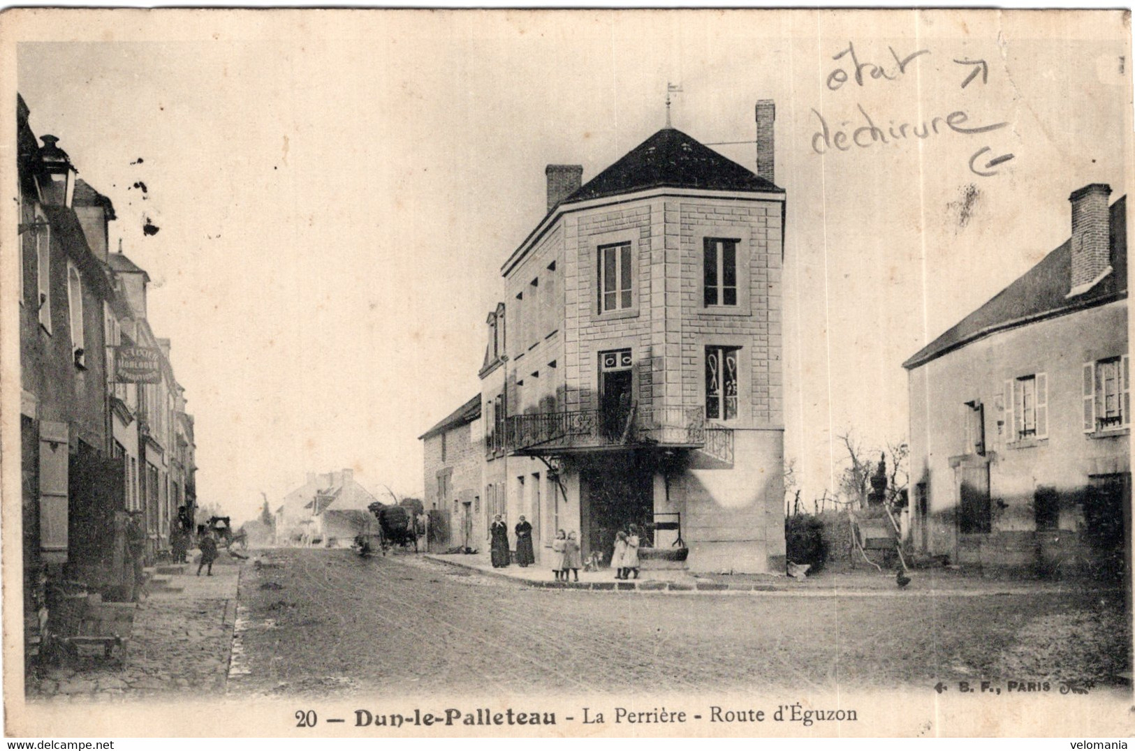 S6031 Cpa 23 Dun Le Palleteau - La Perrière, Route D'Eguzon - Dun Le Palestel