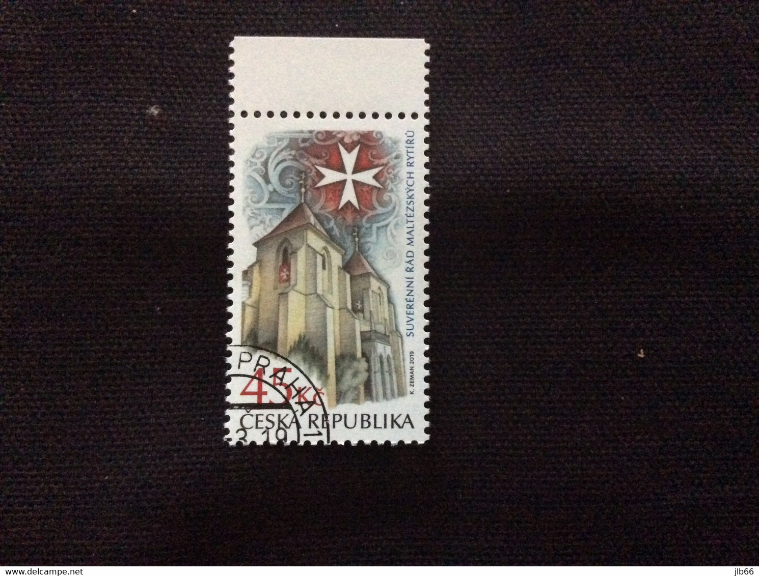 2019 : Yvert 908  Ordre De Malte : Le Grand Prieuré De Bohème - Used Stamps