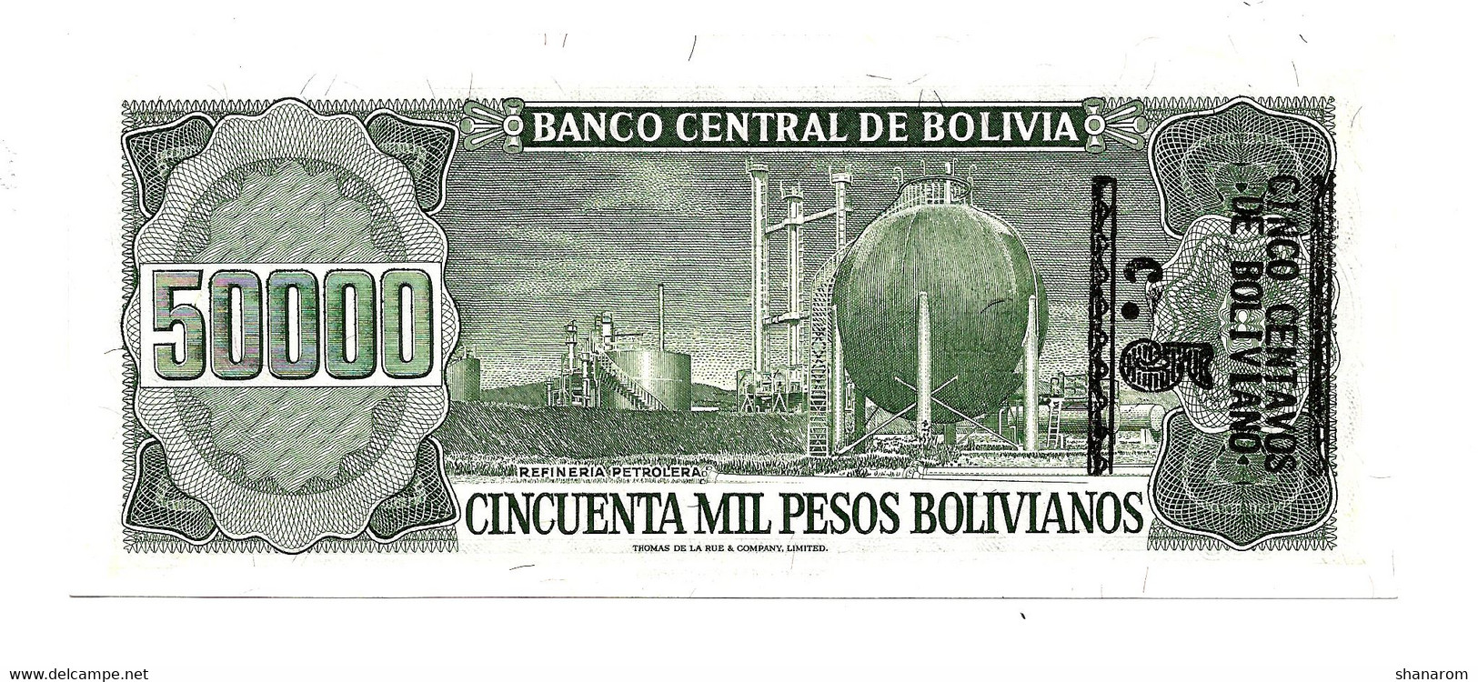 1984 // BOLIVIA // 50 000 MIL PESOS // UNC - Bolivie