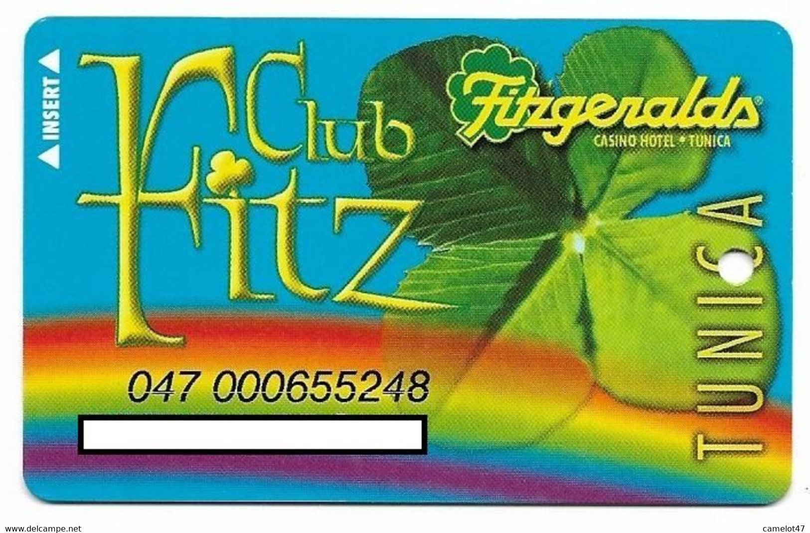 Fitzgeralds Casino, Tunica, MS, U.S.A. Used Slot Or Player's Card, # Fitz-4 - Casinokarten