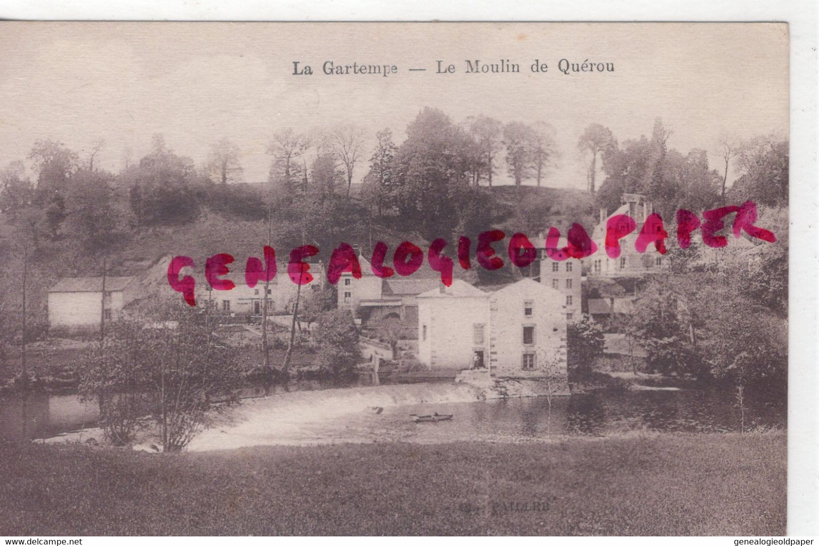 87- BUSSIERE POITEVINE - LA GARTEMPE - LE MOULIN DU QUEROU - EDITEUR PAILLER - Bussiere Poitevine