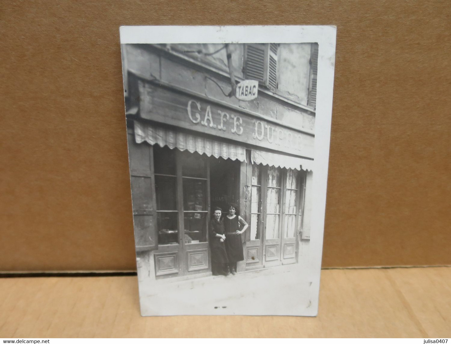 CAFE TABAC DUPRE Carte Photo Devanture Animation - A Identifier