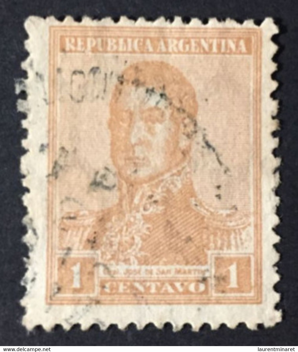 ARGENTINE / 1917 / N°Y-T : 213 Fil. Verticaux - Gebraucht