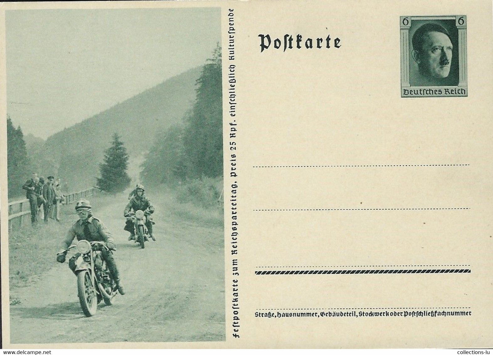 Europa - Allemange - Empire - Deutschland III Reich - Postkarte Zum Reichsparteitag  1938 - Autres & Non Classés