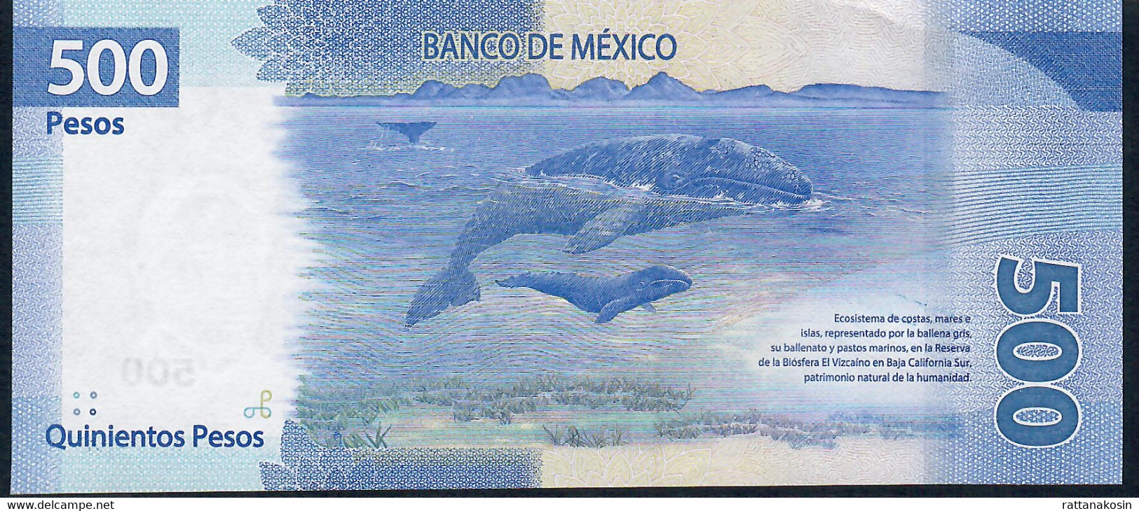 MEXICO NLP 500 Pesos 6.12.2019 Issued 2020  #GR     UNC. - Mexique