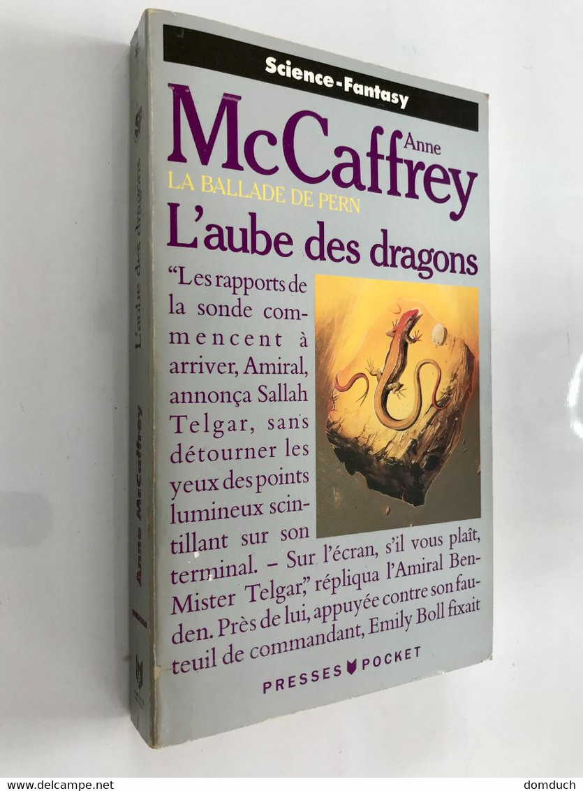 POCKET S.F. N° 5362    L’aube Des Dragons    LA BALLADE DE PERN    Anne McCAFFREY    440 Pages - 1990 - Presses Pocket