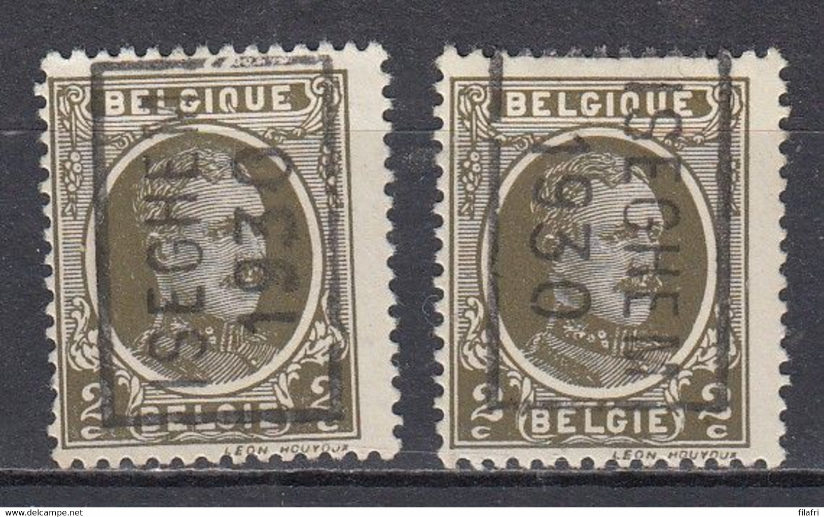 5370 Voorafstempeling Op Nr 191 - ISEGHEM 1930 - Positie A&B - Roller Precancels 1930-..