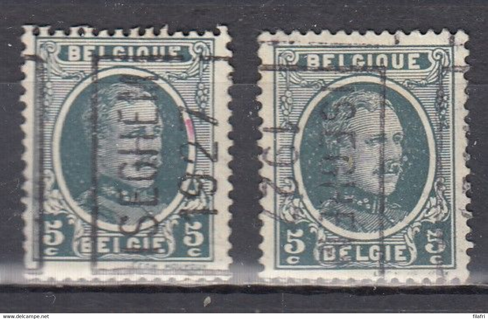 3977 Voorafstempeling Op Nr 193 - ISEGHEM 1927 - Positie A&B (zie Opm) - Rollo De Sellos 1920-29