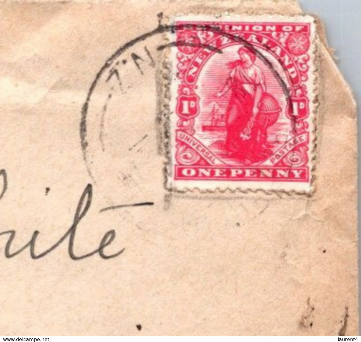 (3 A 18) New Zealand Postmark On Cover (1 Cover)  Letter 9with Content) 1926 - Briefe U. Dokumente