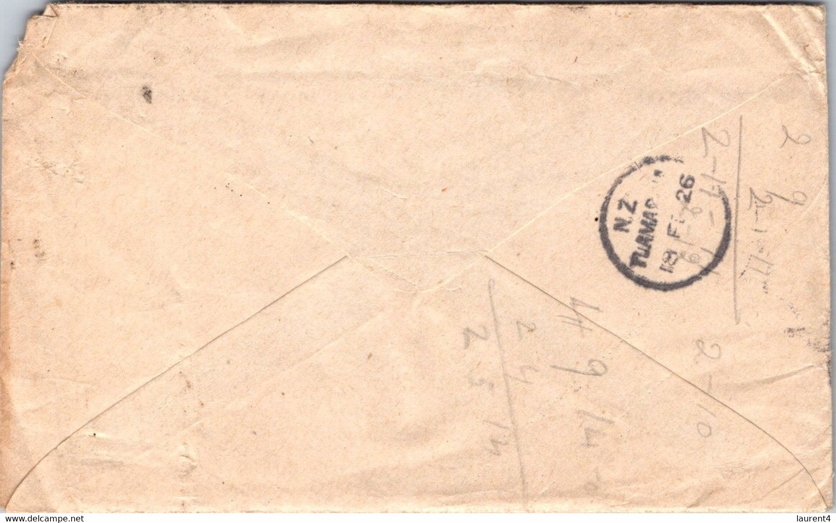 (3 A 18) New Zealand Postmark On Cover (1 Cover)  Letter 9with Content) 1926 - Lettres & Documents