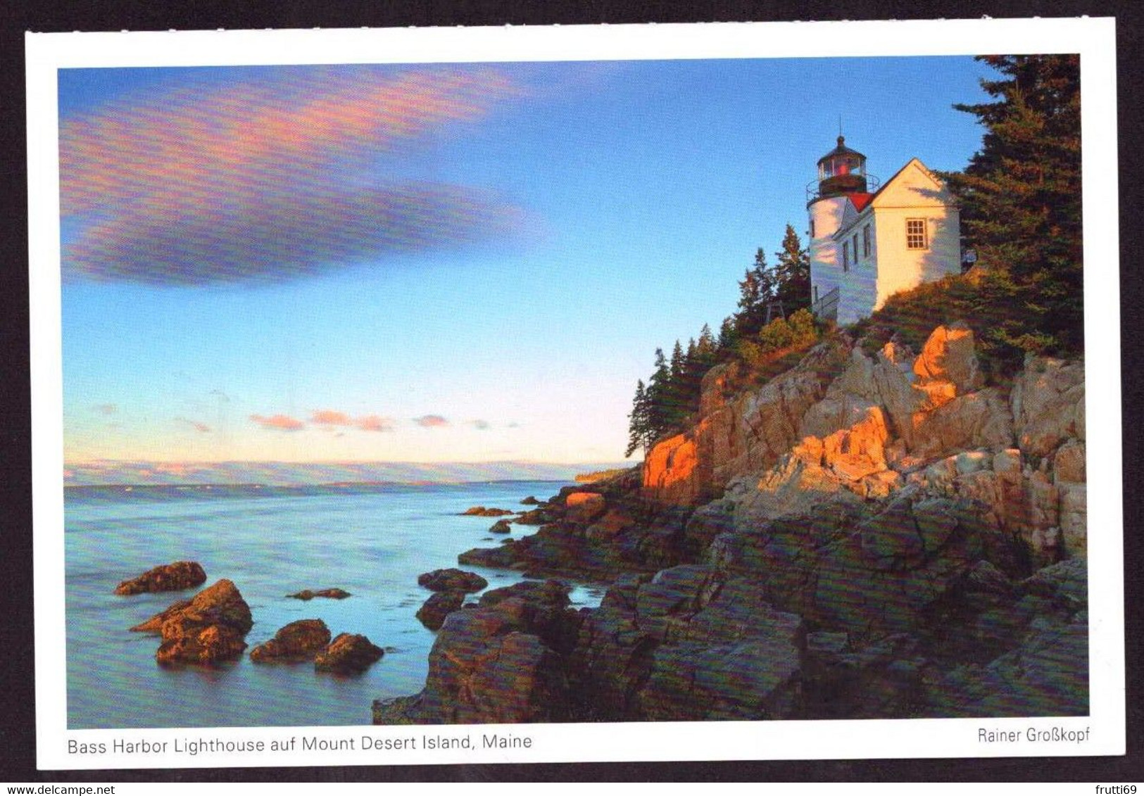 AK 000525 USA  - Maine - Bass Harbor Lighthouse Auf Mount Deser Island - Otros & Sin Clasificación