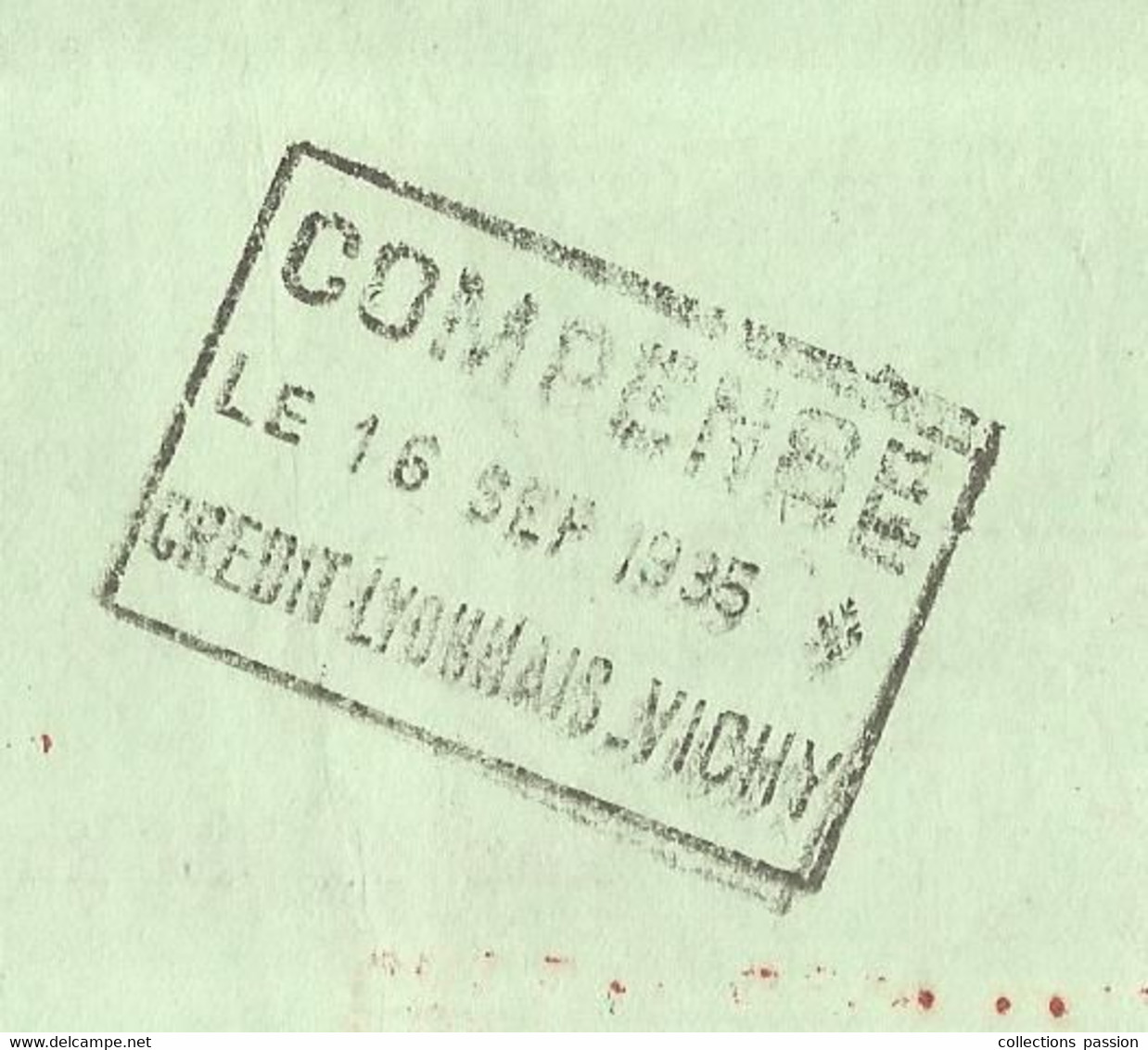 Lettre De Change,billet à Ordre, MICHELIN & Cie, Clermont Ferrand ,1935 , 2 Scans , Frais Fr 1.65 E - Lettres De Change