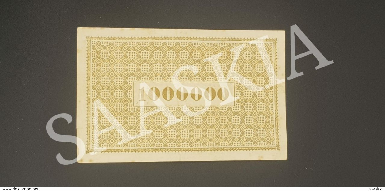 #BLT10 - 1 Eine  Million Mark Allemagne B 778617- Radjen Juillet Juli 1923 - Monnaie Argent Billet - 1 Million - 1 Miljoen Mark