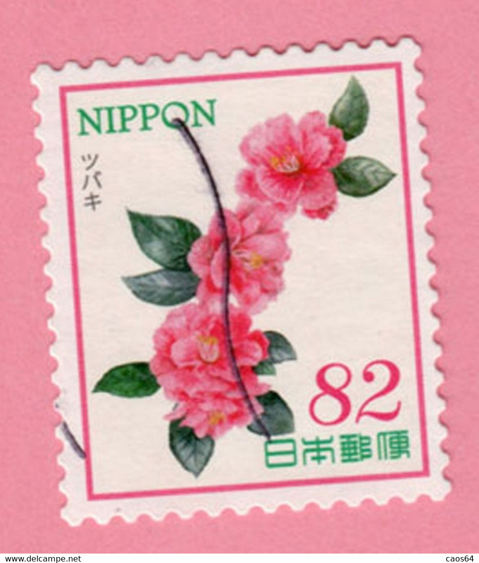 2017 GIAPPONE Fiori Flowers Camellia Japonica - 82 Y Usato - Gebruikt