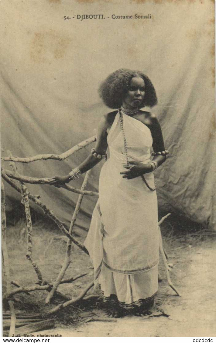 DJIBOUTI Costume Somali   RV - Gibuti