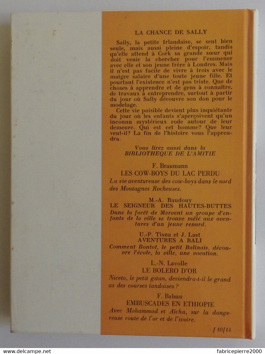 Patricia LYNCH - La Chance De Sally Editions De L'amitié 1972 Ill F. Bertier (Bibliothèque De L'amitié) - Bibliothèque De L'Amitié