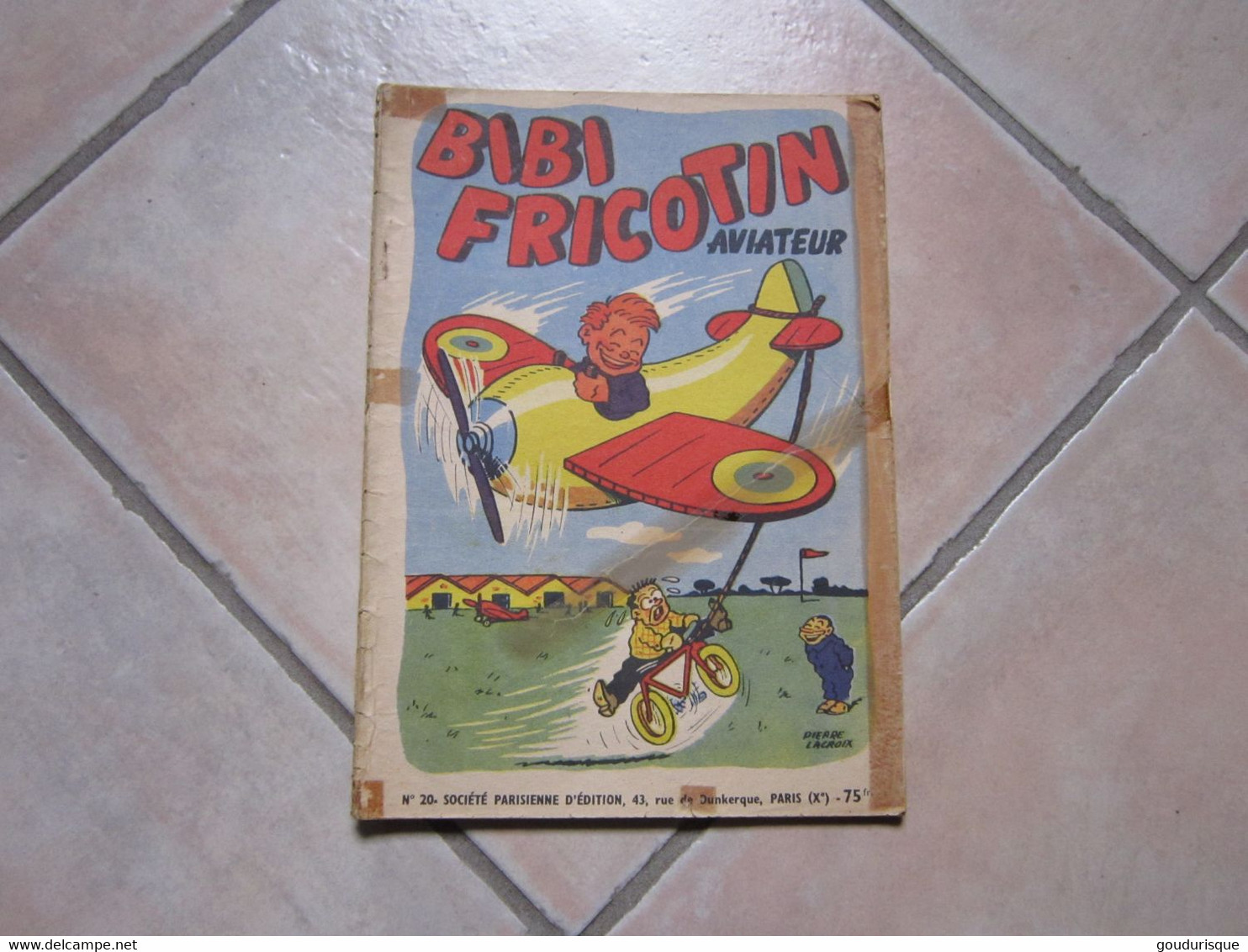 EO BIBI FRICOTIN N°20   BIBI FRICOTIN AVIATEUR - Bibi Fricotin