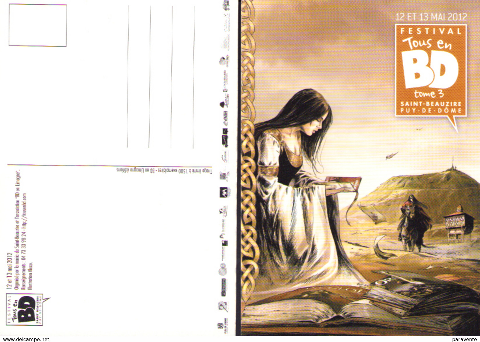 ALEXE : Carte Postale Pour Salon SAINT BEAUZIRE 2012 - Cartoline Postali