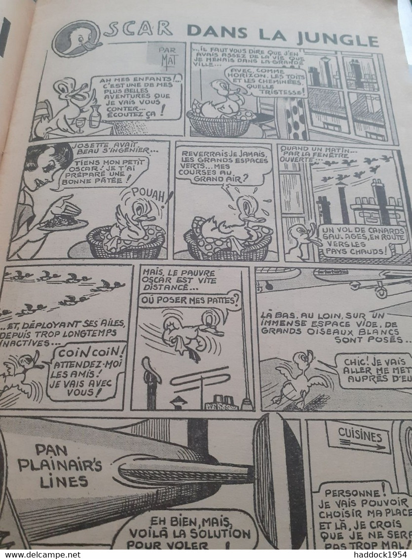 Oscar Dans La Jungle MAT Société Parisienne D'édition 1963 - Oscar